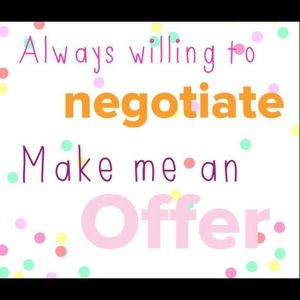 Make an offer,willing to make a deal😃